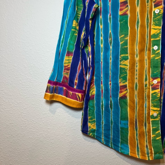 Lauren Ralph Lauren Petite PS Multi Color Women Shirt - Picture 9 of 16